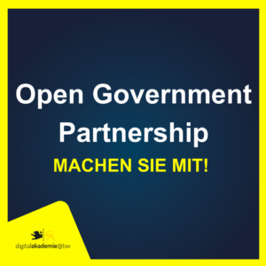 Open Government Partnership – Machen Sie mit!