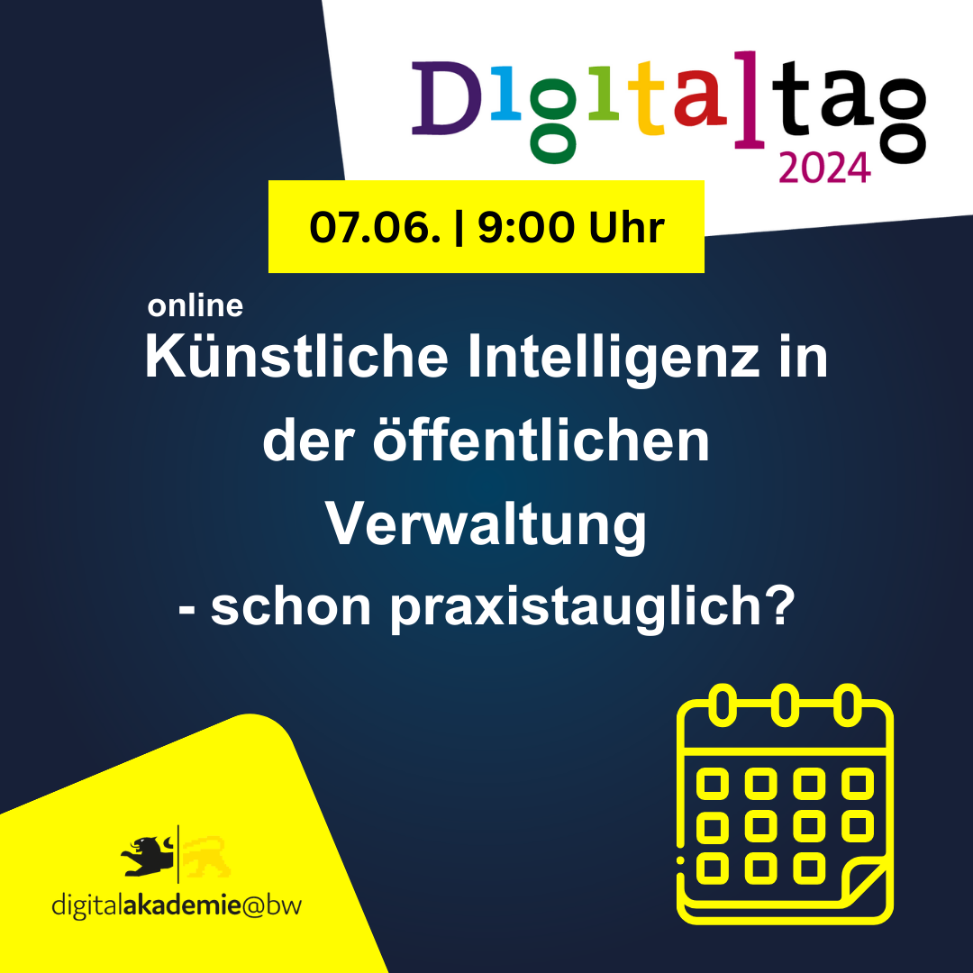 Digitaltag 2024 - KI in Kommunen