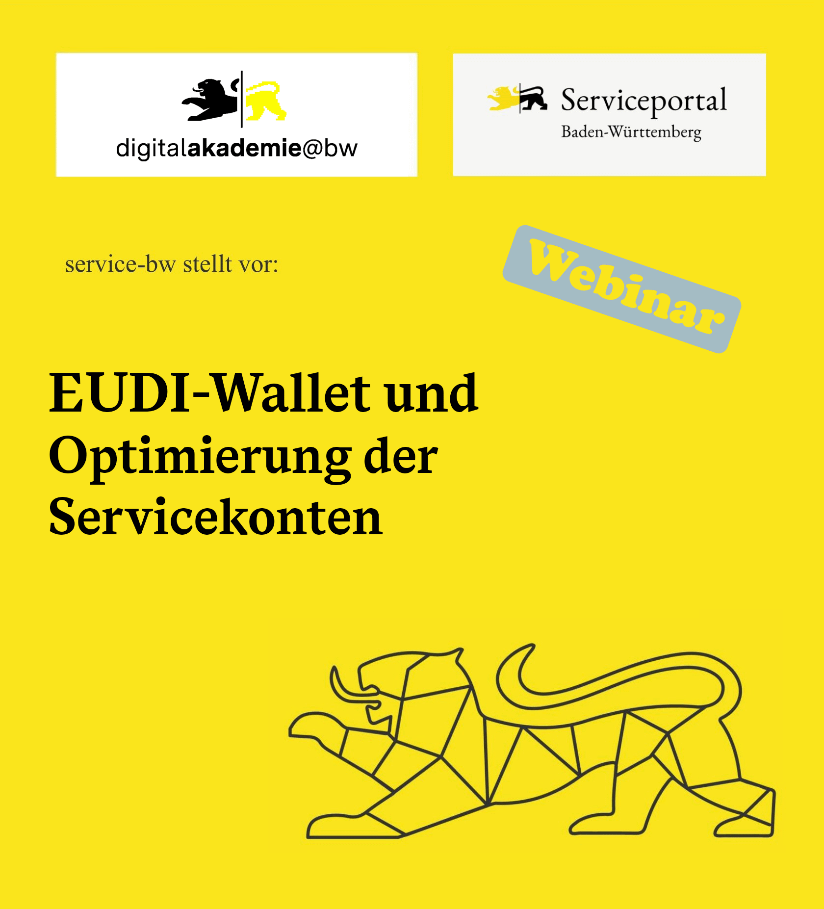 service-bw stellt vor: EUDI-Wallet und Optimierung der Servicekonten