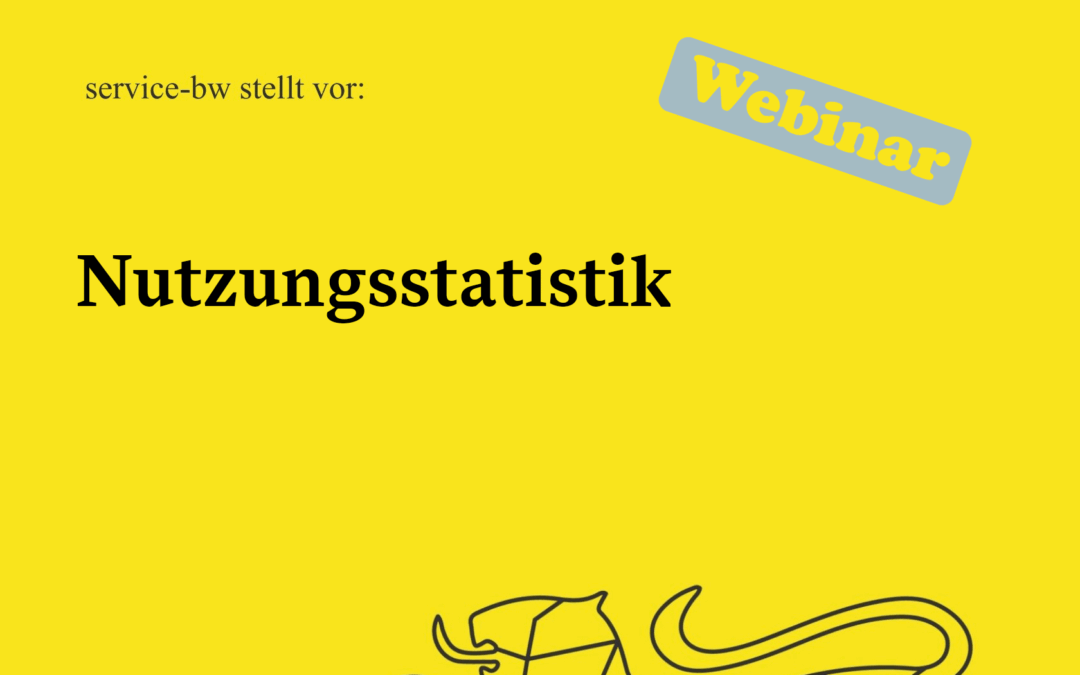 Webinar service-bw stellt vor: Nutzungsstatistik
