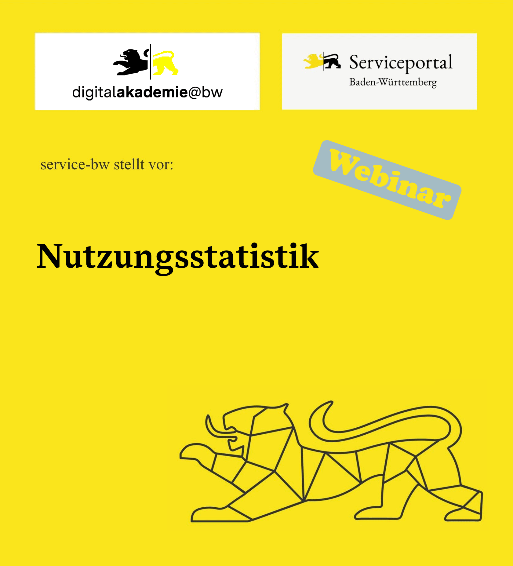 service-bw stellt vor: Nutzungsstatistik