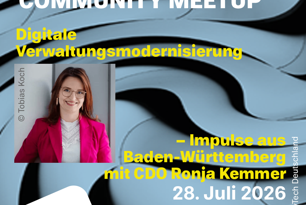 GovTech Community Meetup: CDO Ronja Kemmer