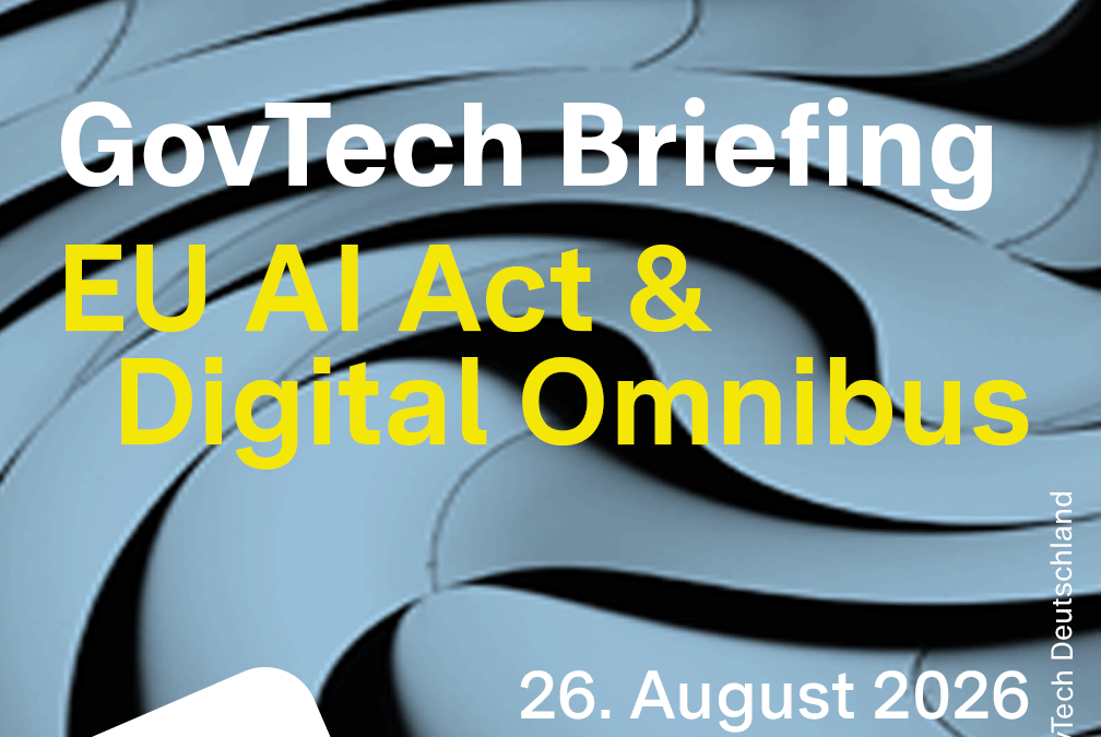 GovTech Briefing – EU AI Act & Digital Omnibus